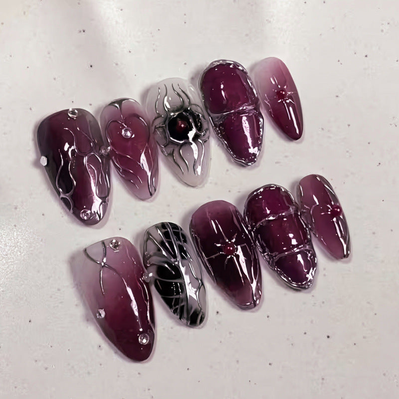 Artistic Glamorous Press-On Nail Set