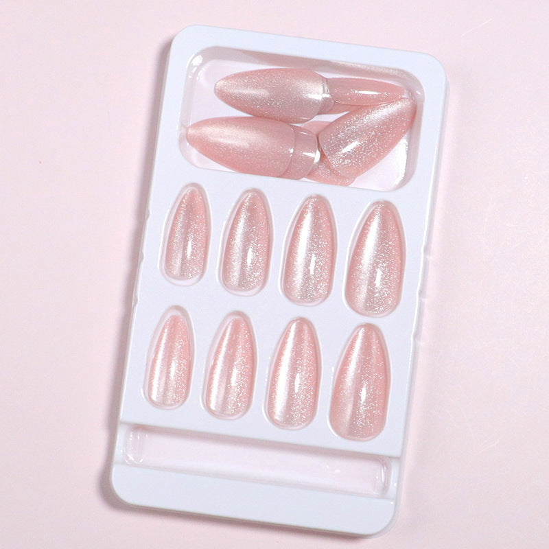 Premium Sparkling Almond-Shaped Press-On Nails Stornfield