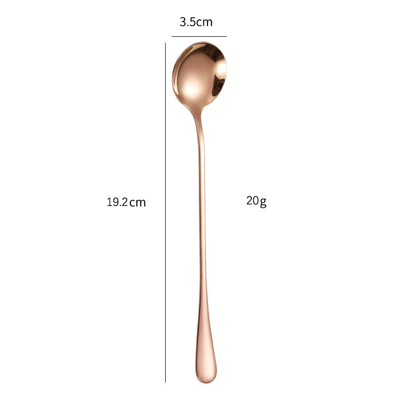 Elegant teaspoon with polished gold surface Stornfield