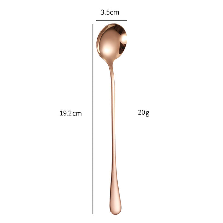 Elegant teaspoon with polished gold surface Stornfield