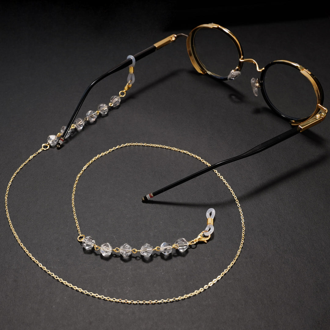 Elegant Crystal Beaded Glasses Chain Stornfield
