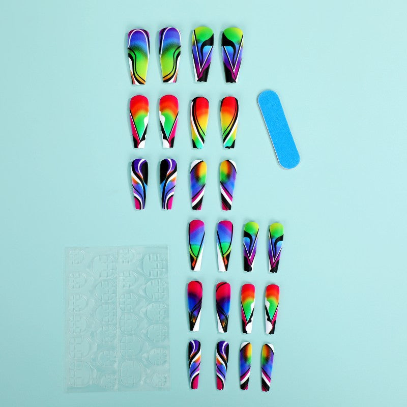 Artificial nails with creative pattern Stornfield