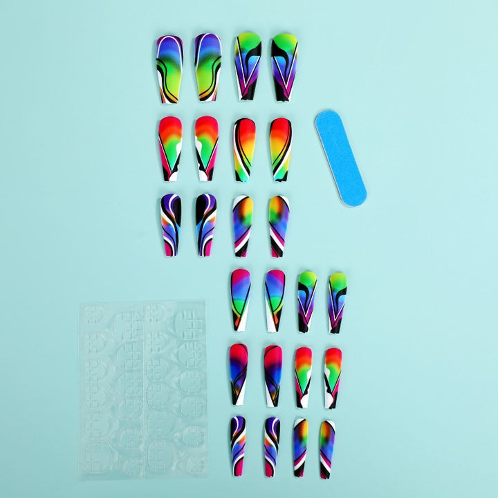 Artificial nails with creative pattern Stornfield
