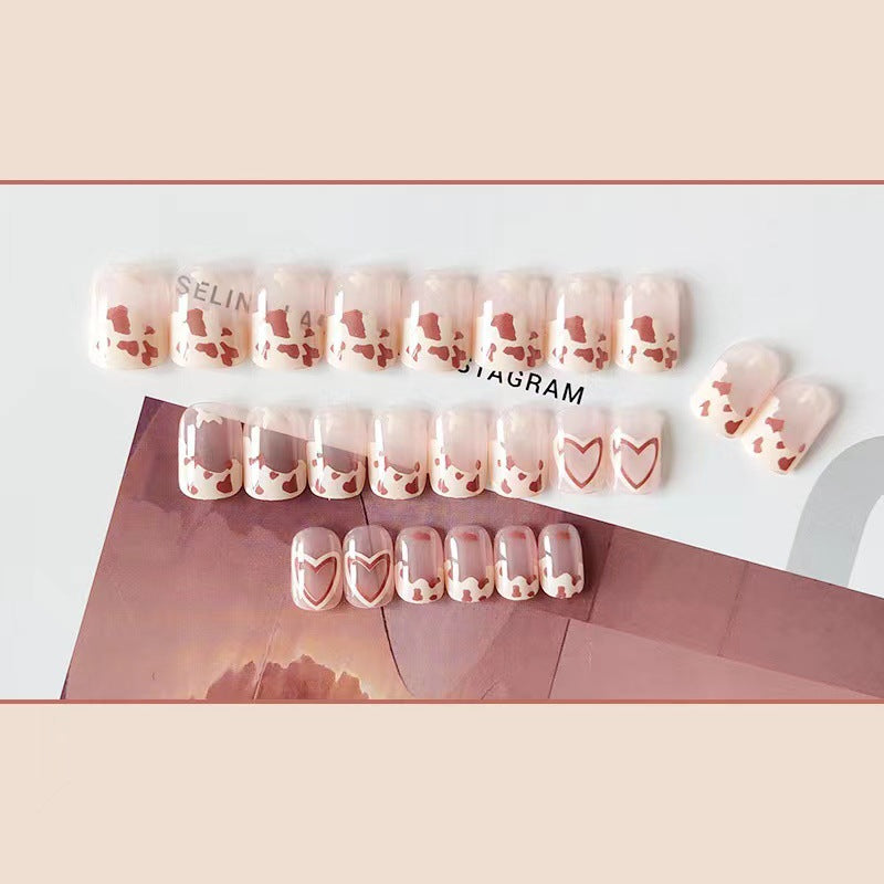 Artistic nail art with heart design Stornfield