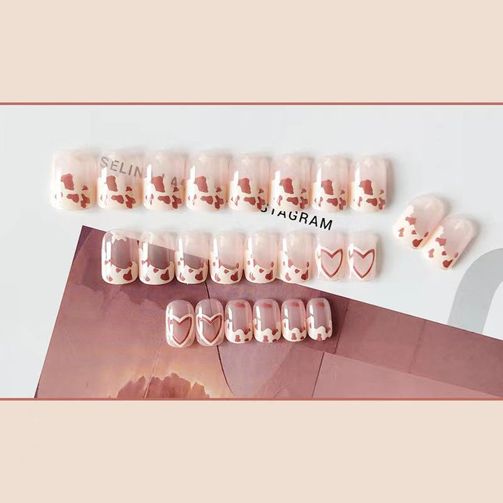 Artistic nail art with heart design Stornfield