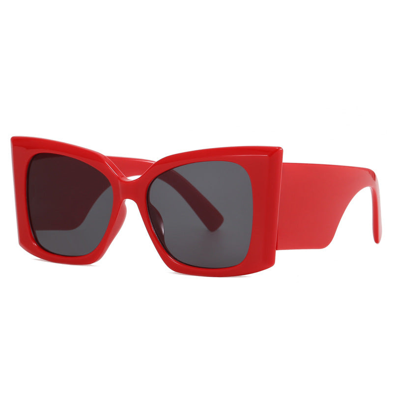 Women fashionable oversized sunglasses with geometric frame Stornfield