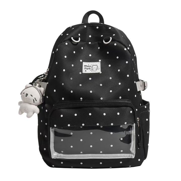 Polka Dot Embroidered Backpack Stornfield