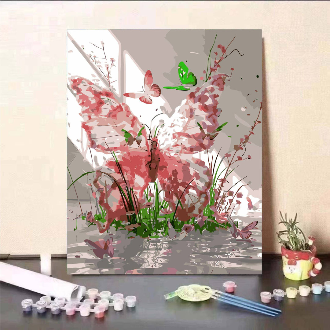 Floral Fantasy Paint by Numbers Wall Art Stornfield