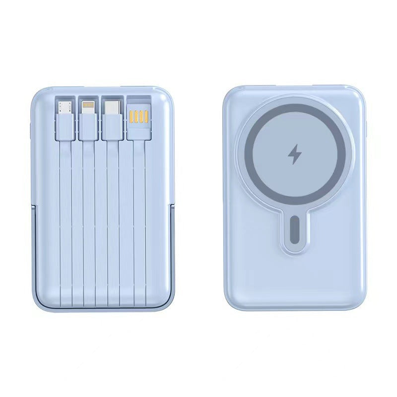 Powerbank with integrated charging cable and magnetic charging function Stornfield