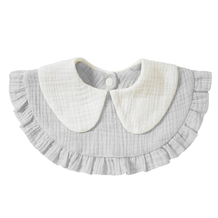 Ruffled Muslin Baby Bib Stornfield