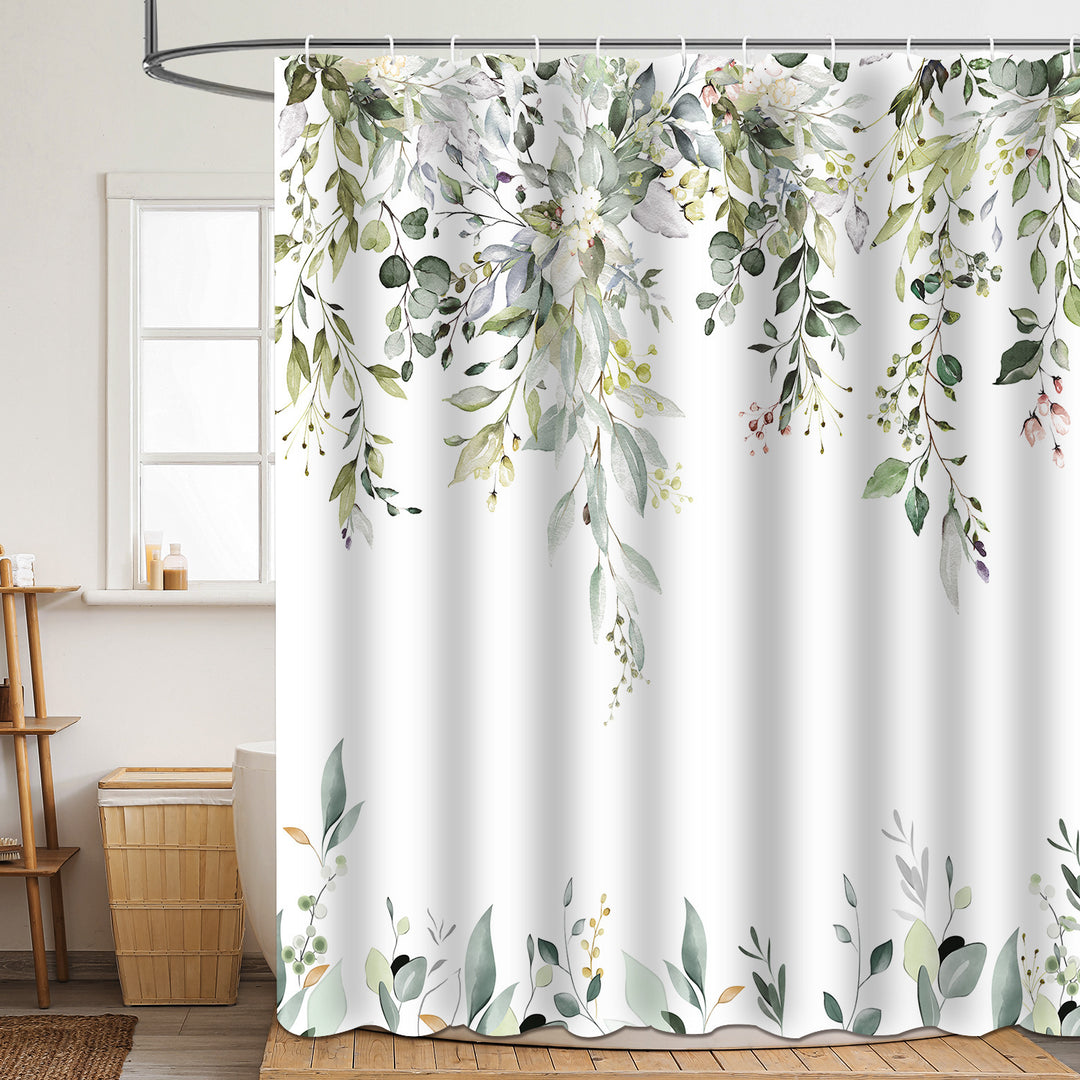 Floral Patterned Bathroom Shower Curtain Stornfield