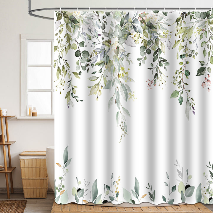 Floral Patterned Bathroom Shower Curtain Stornfield
