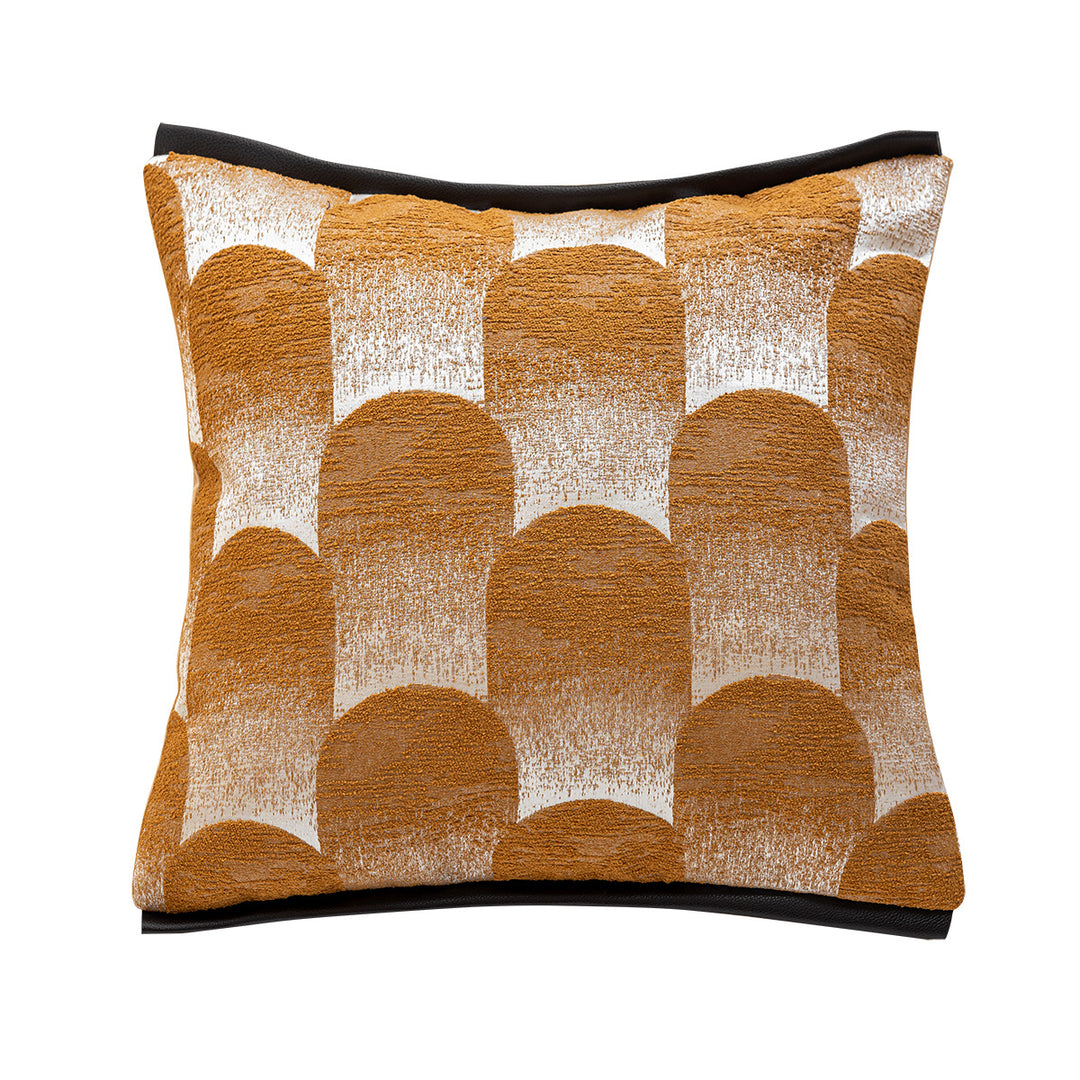 Stylish decorative pillow with modern geometric design