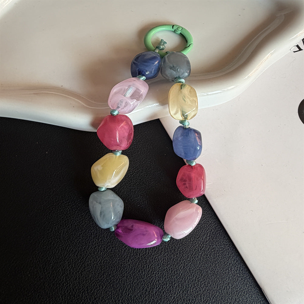 Handmade Beaded Charm Keychain Stornfield