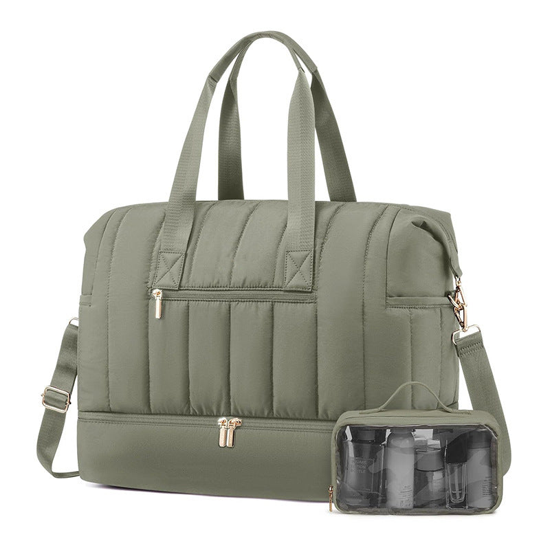 Stylish and Functional Sports Bag with Removable Cosmetic Compartment Stornfield