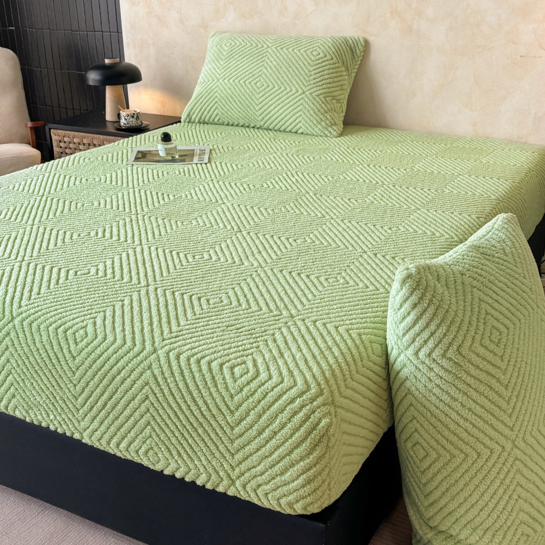Textured Embossed Bedding Set