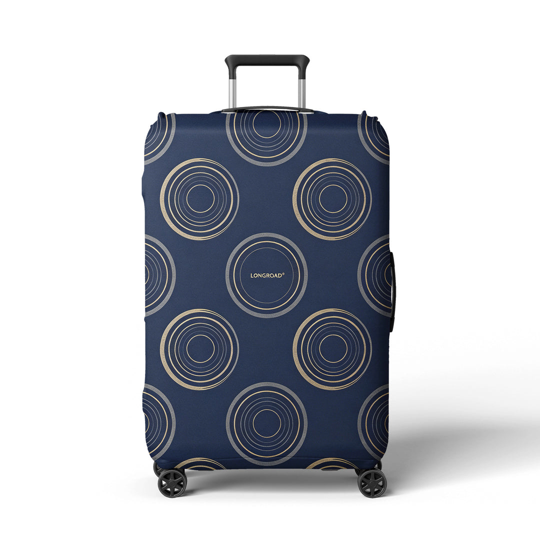 Ladies suitcase cover with modern polka dot pattern Stornfield