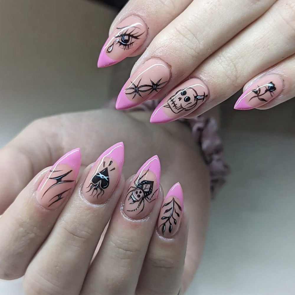 Halloween-Themed Articulated Press-On Nails Stornfield