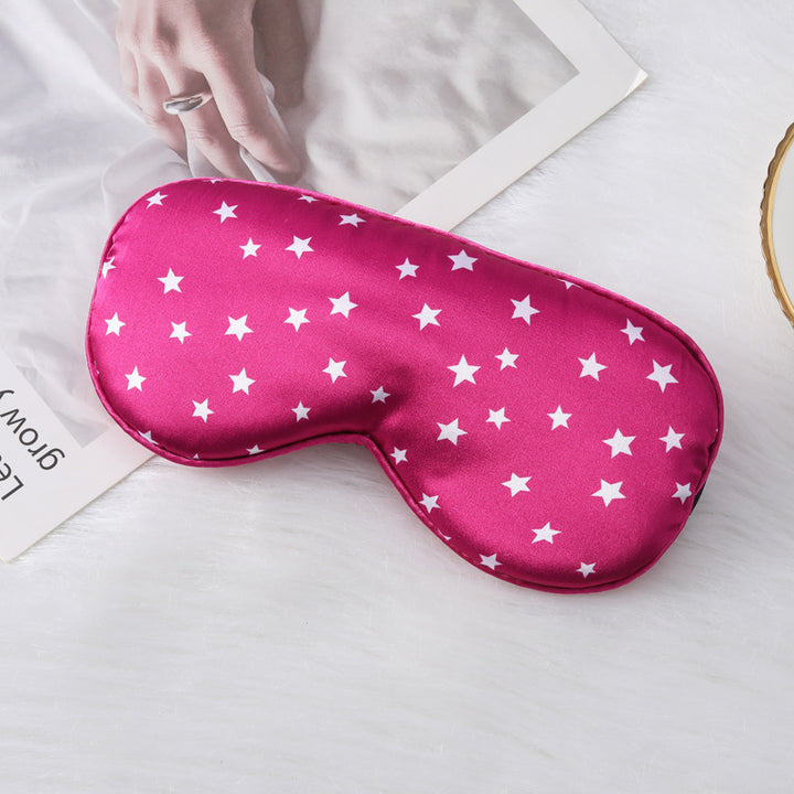Women nan silky-soft contoured sleep mask with comfort padding and star pattern Stornfield