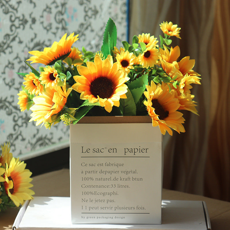 Lifelike Sunflower Floral Bouquet