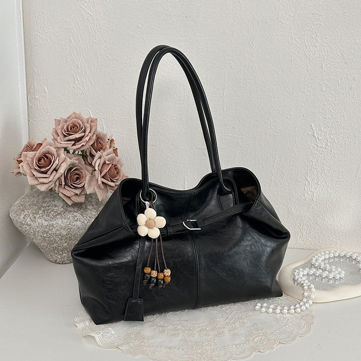 Spacious Leather Tote