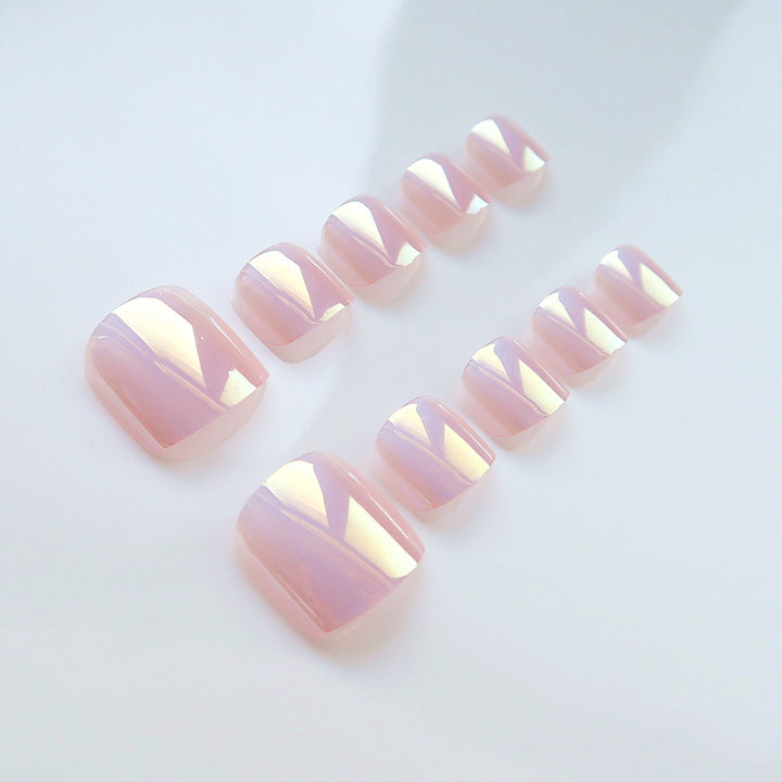 Glossy Press-On Toenail Art Stornfield