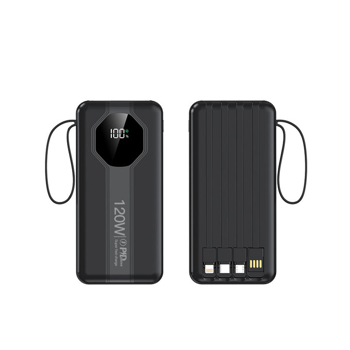 High-performance power bank with smart charging and digital charge level display Stornfield