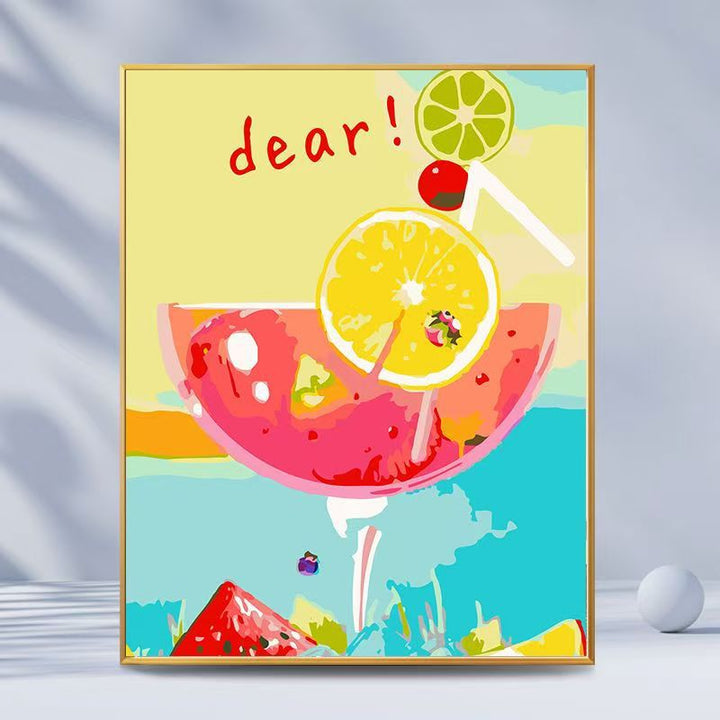 Citrus-Inspired Graphic Art Print Stornfield