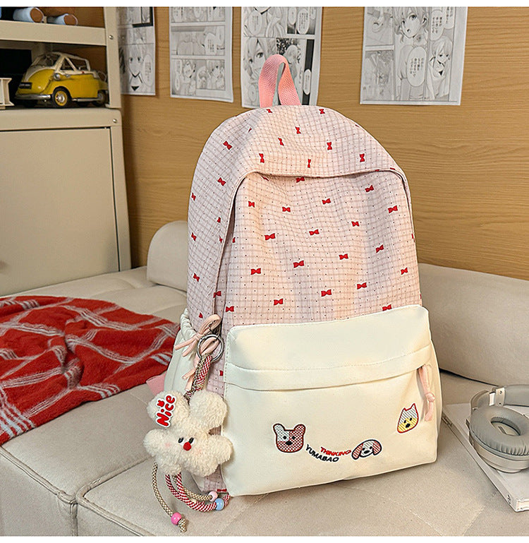 Cute Bow-Embellished Backpack Stornfield