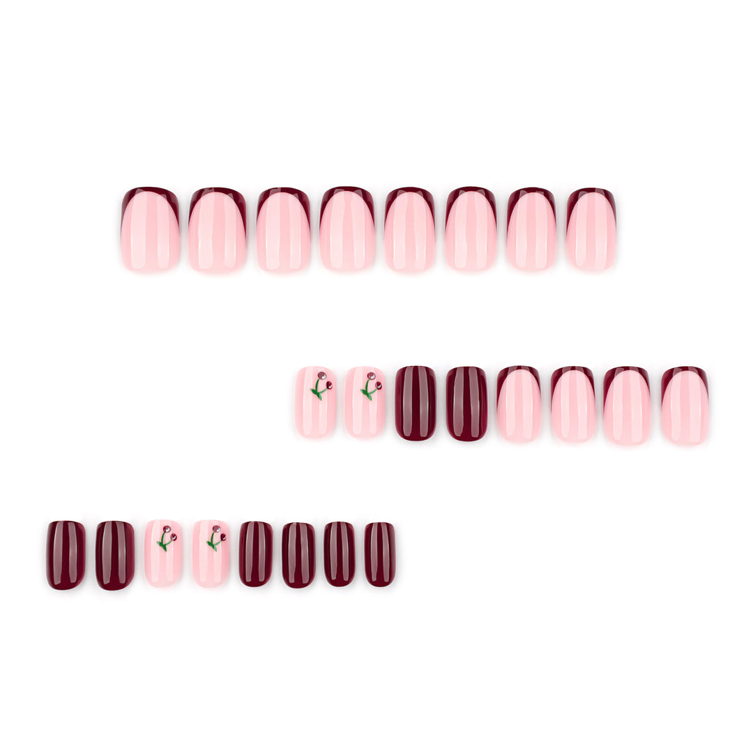 Artful nail extensions with elegant gradient and delicate accents Stornfield