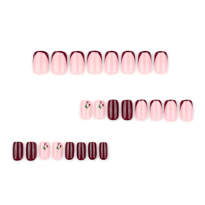 Artful nail extensions with elegant gradient and delicate accents Stornfield