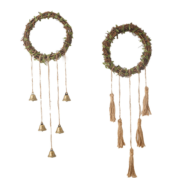 Decorative Wreath with Hanging Bells Stornfield