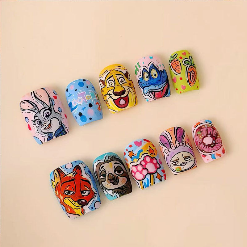 Playful Character Nail Art Set Stornfield