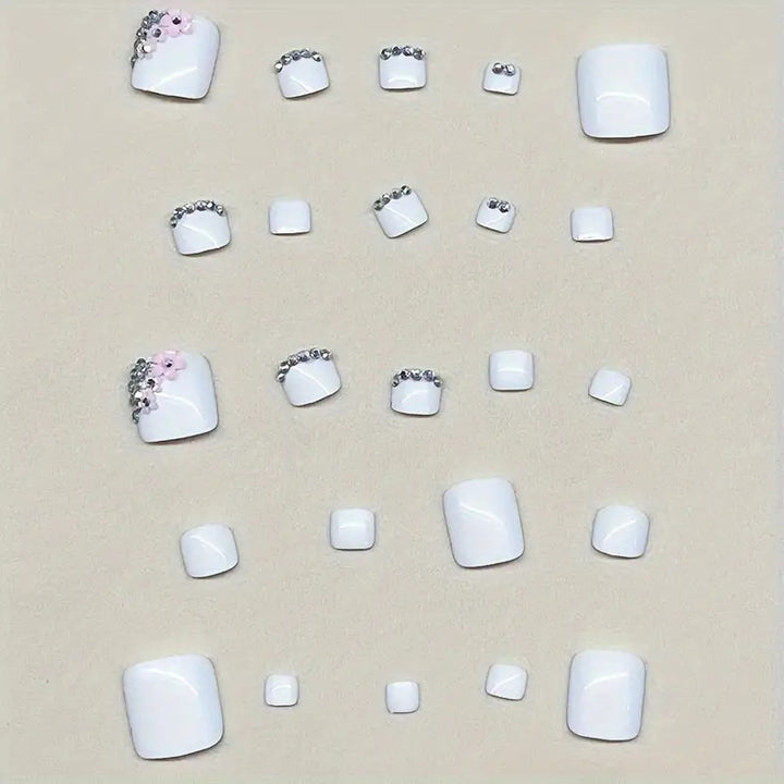 Decorative Rhinestone Pedicure Stornfield