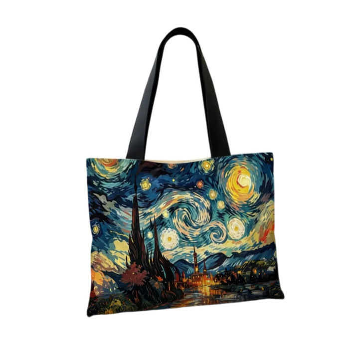 Artistic Graphic Print Tote Bag