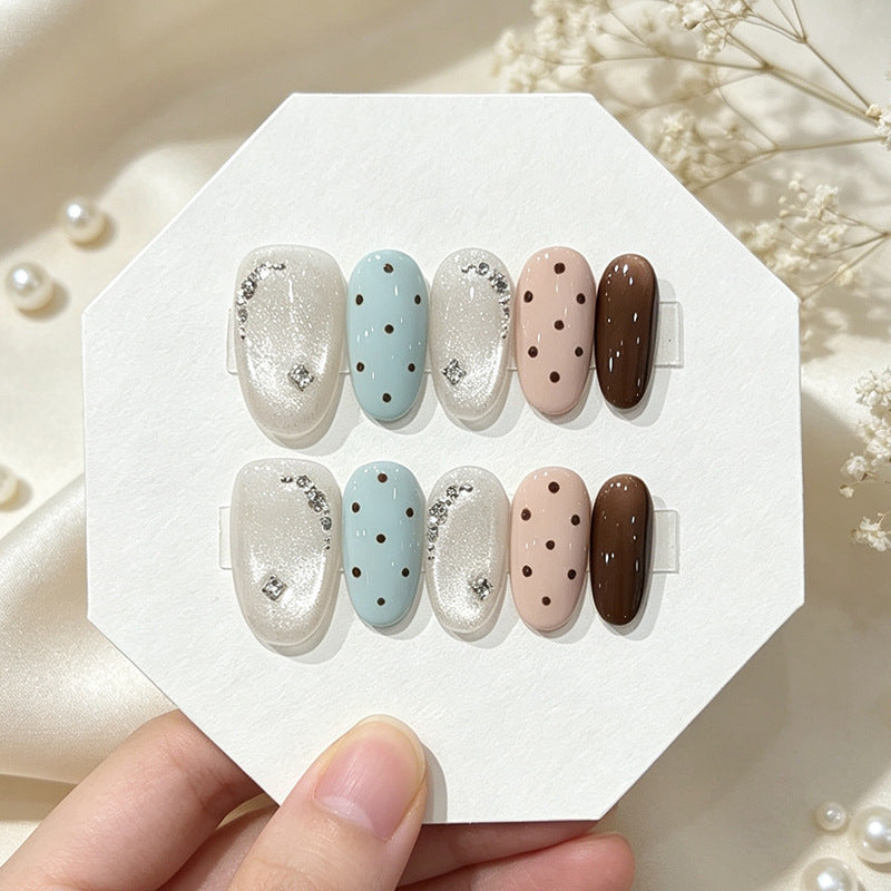Luxury Decorative Press-On Nail Set Stornfield