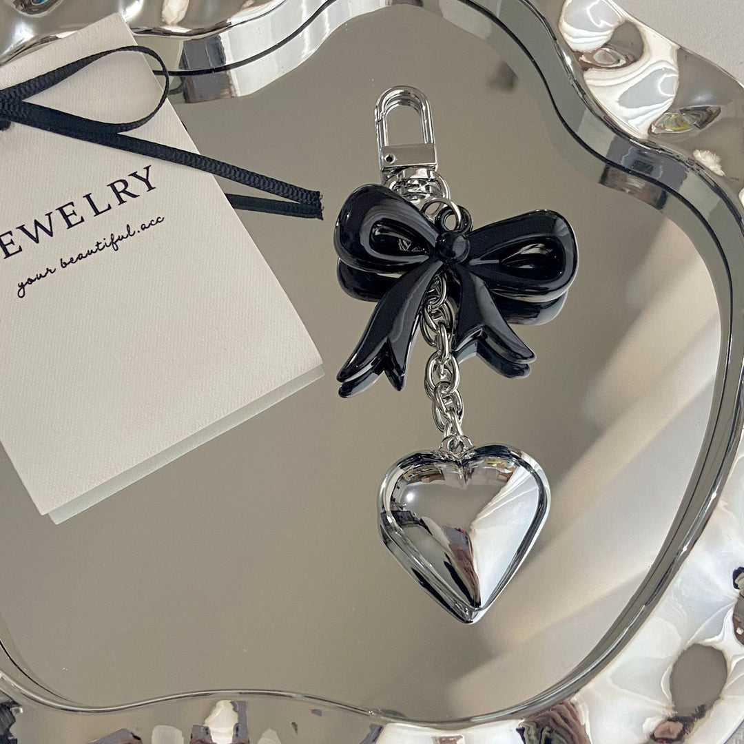 Heart and Bow Charm Keychain Stornfield