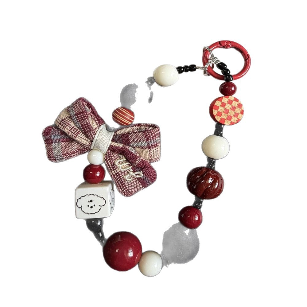 Decorative Beaded Charm Keychain Stornfield 1790135214
