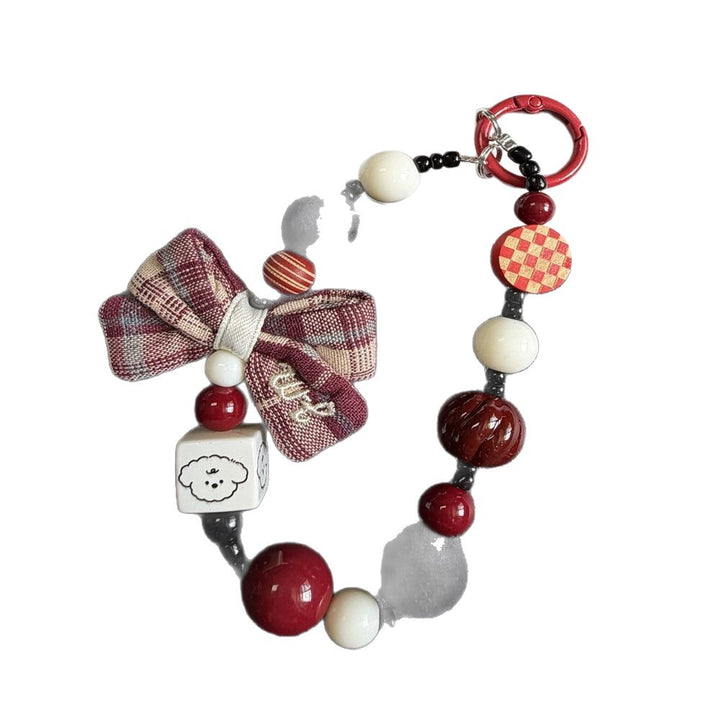 Decorative Beaded Charm Keychain Stornfield 1790135214