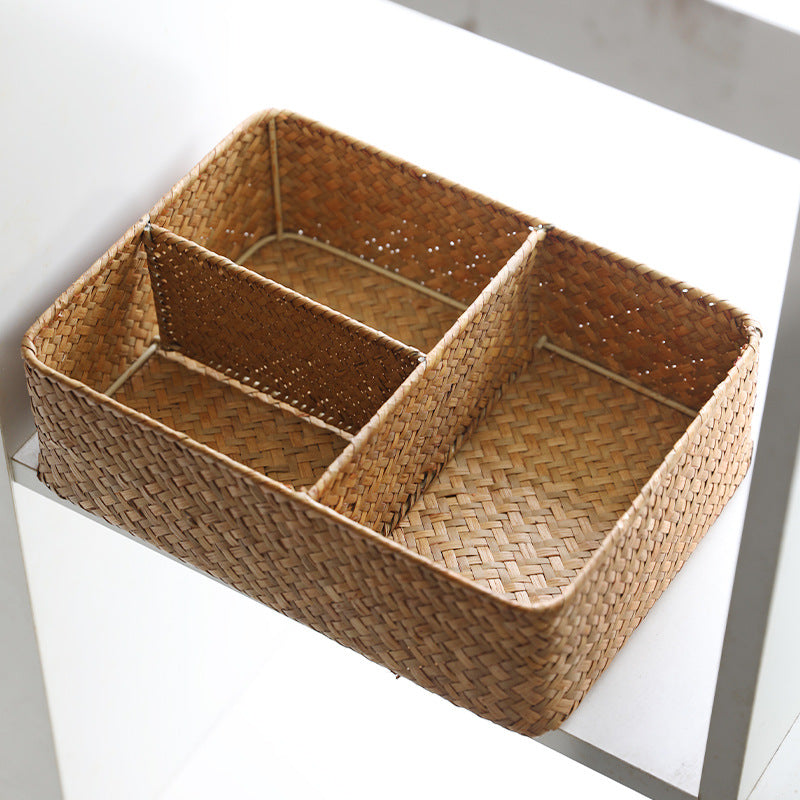 Unisex Practical Storage Basket with Three Compartments Stornfield