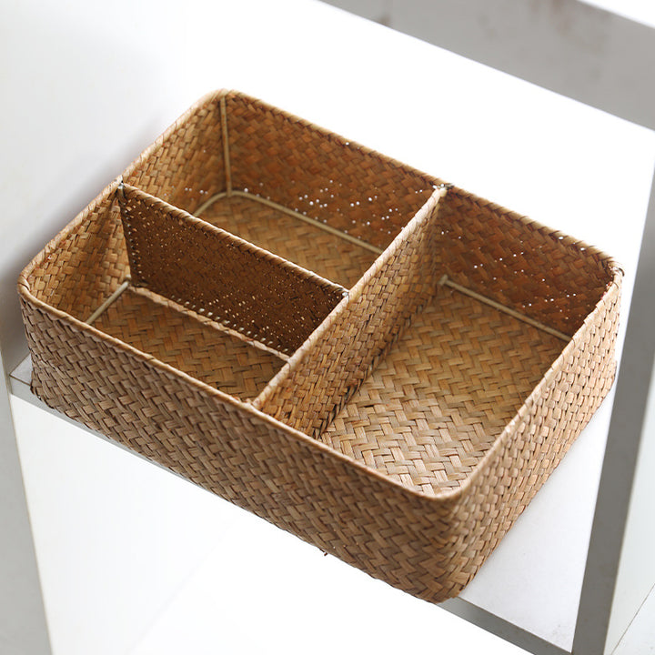 Unisex Practical Storage Basket with Three Compartments Stornfield