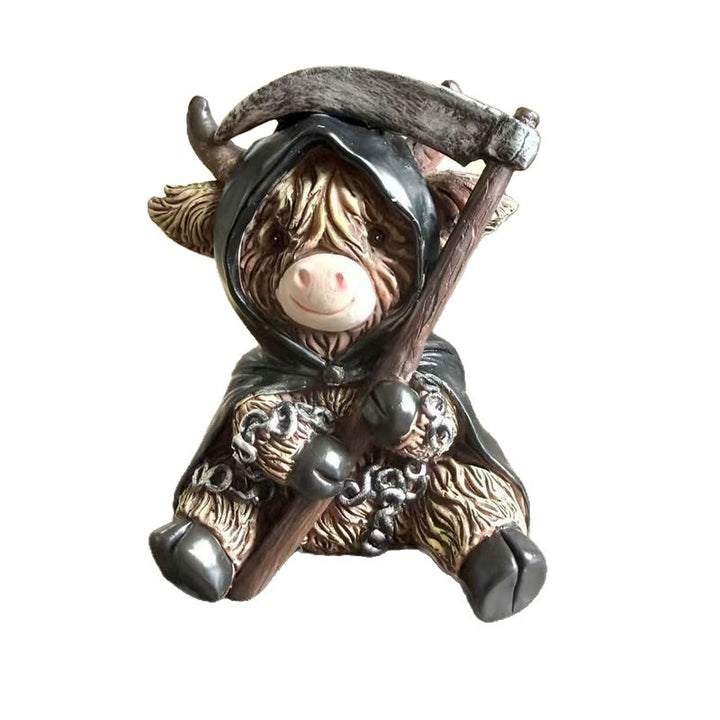 Funny Halloween Cow Figurine Stornfield