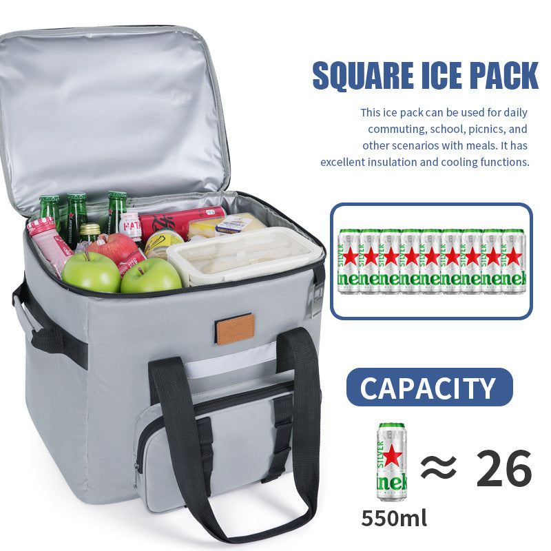 Insulated Multi-Pocket Cooler Tote Bag Stornfield