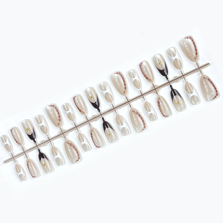 Artistic Press-On Nail Tips Set Stornfield