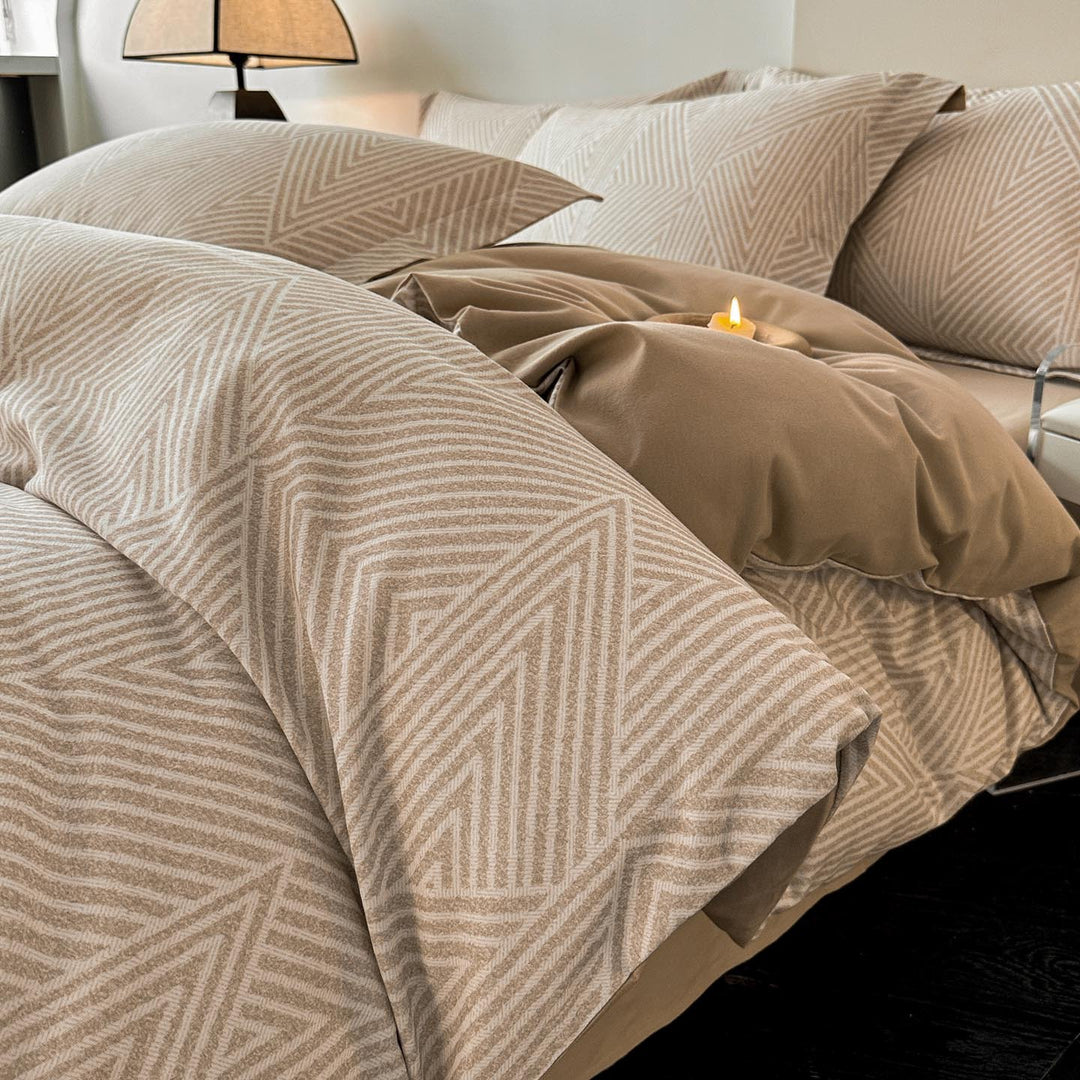 Whimsical Floral Print Duvet Cover Set