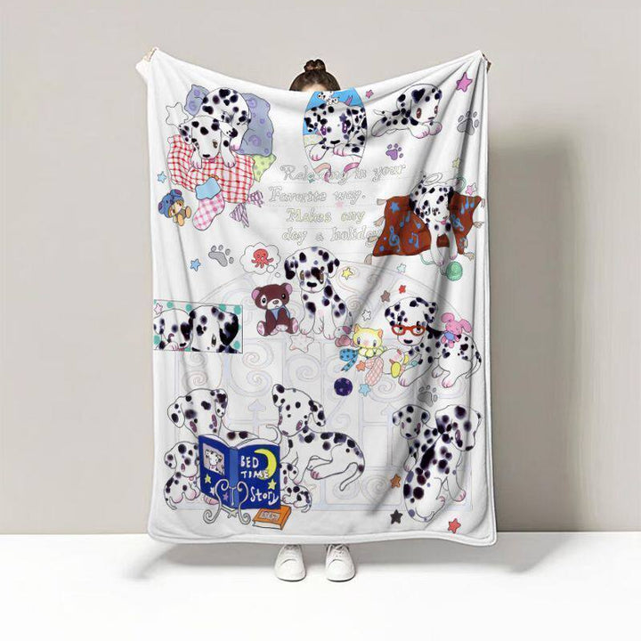 Premium Cartoon-Themed Fleece Throw Blanket