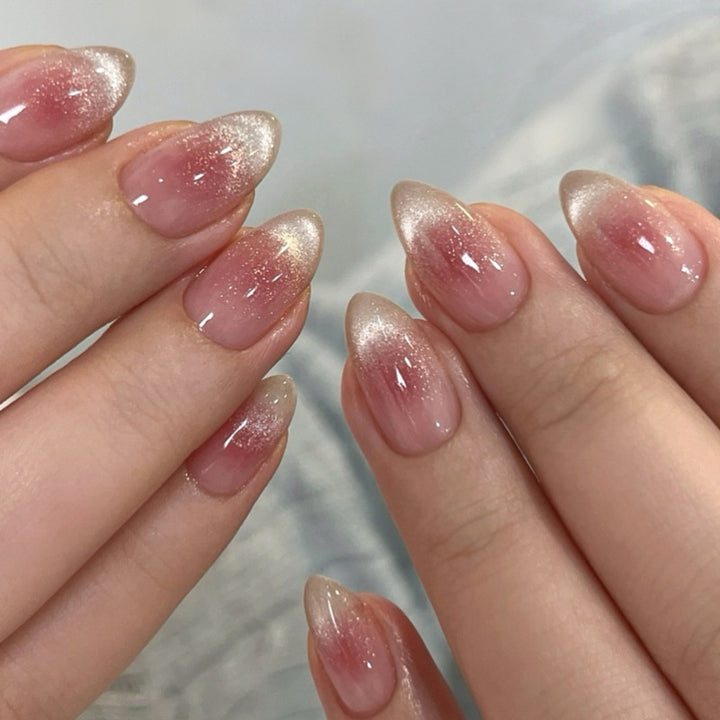 Artificial nail art with playful dots and bows Stornfield
