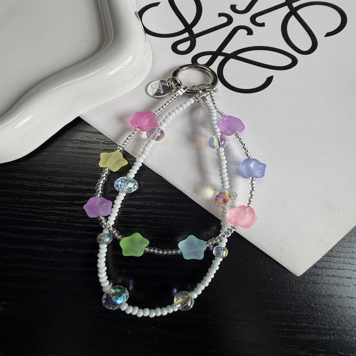 Playful Beaded Charm Keychain Stornfield