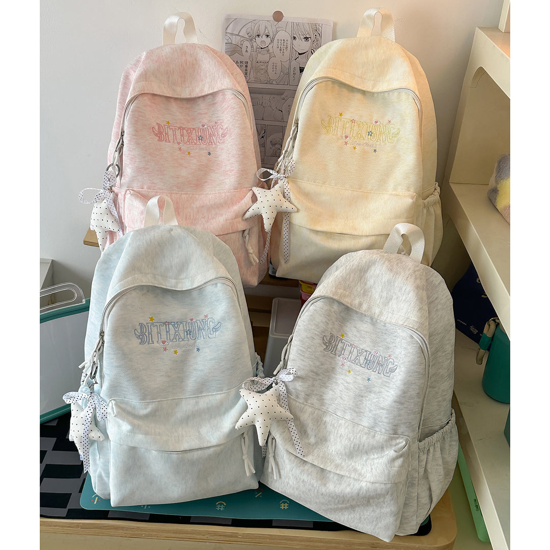 Casual Canvas Backpack with Keychain Stornfield