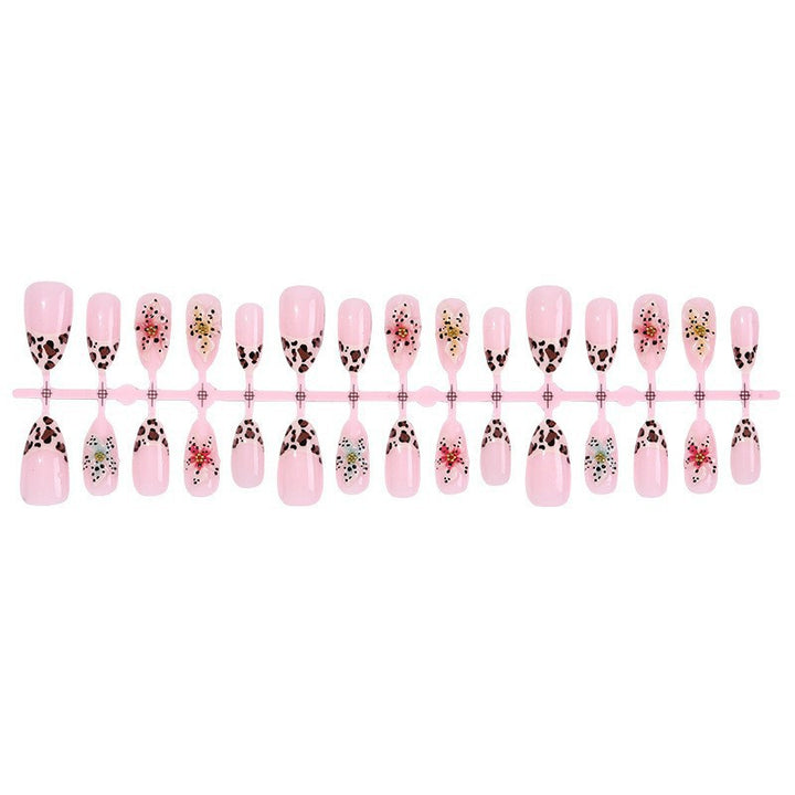 Artistic Floral and Animal Print Press-On Nails